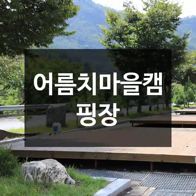 어름치마을캠핑장