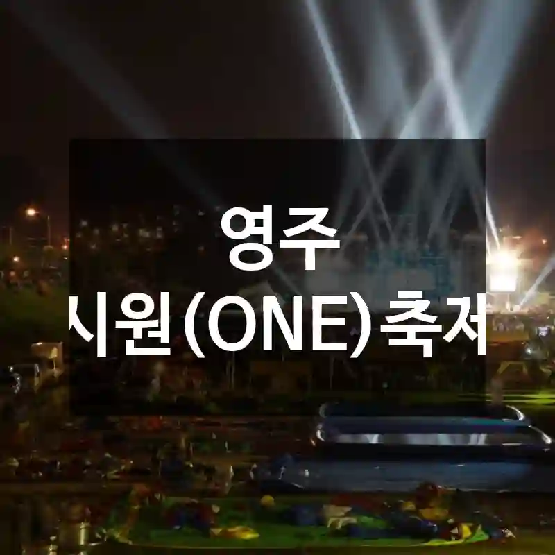 영주 시원(ONE)축제