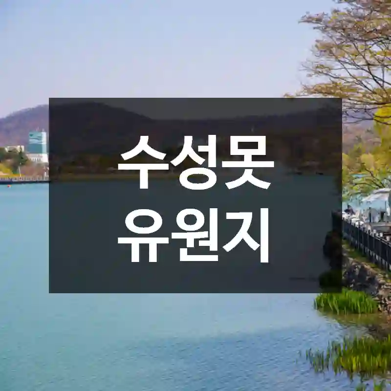 수성못 유원지