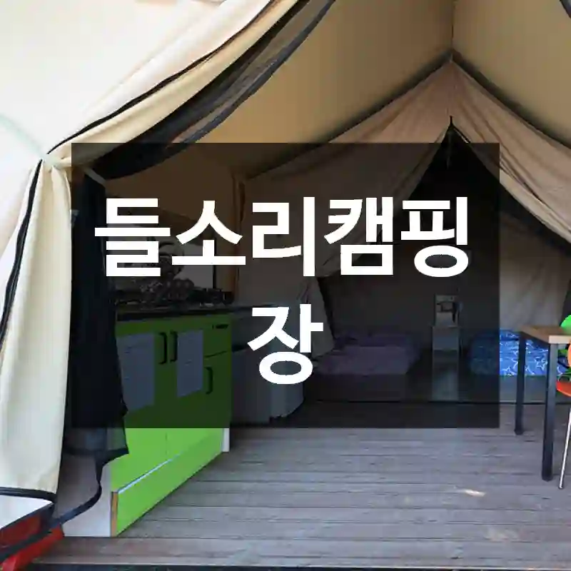 들소리캠핑장