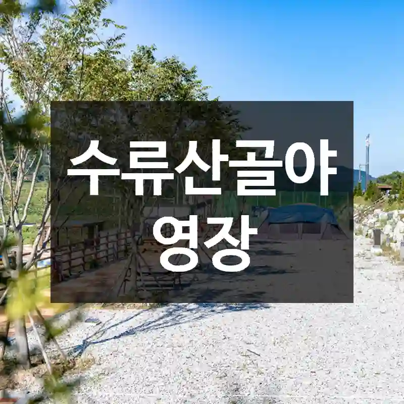 수류산골야영장