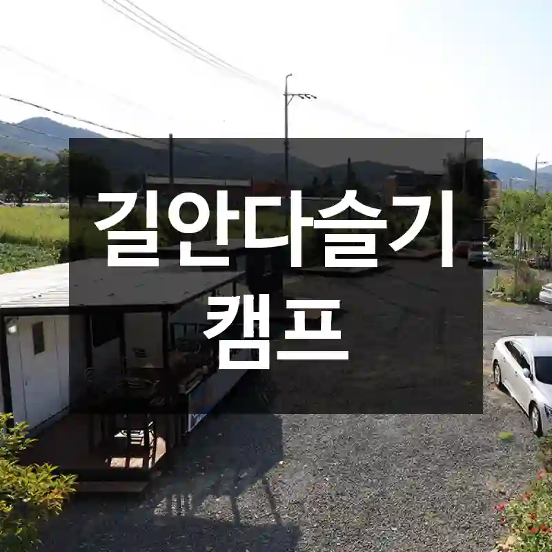 길안다슬기캠프