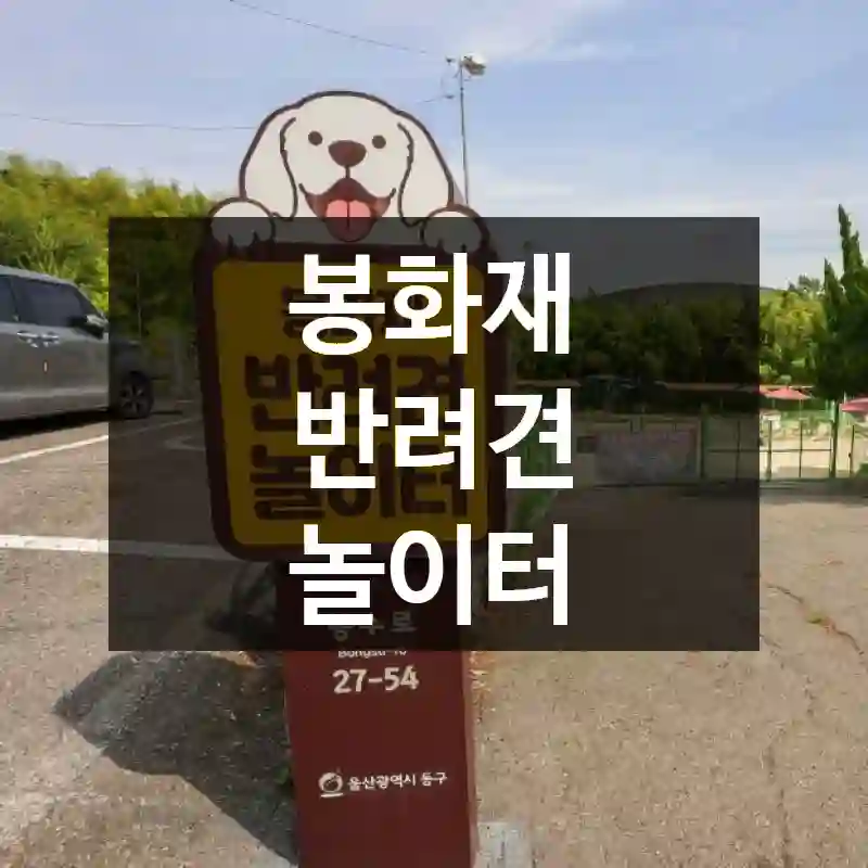 봉화재 반려견 놀이터