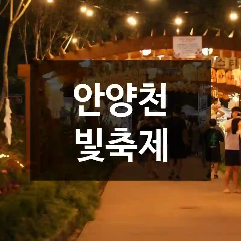 안양천 빛축제