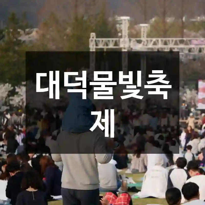 대덕물빛축제