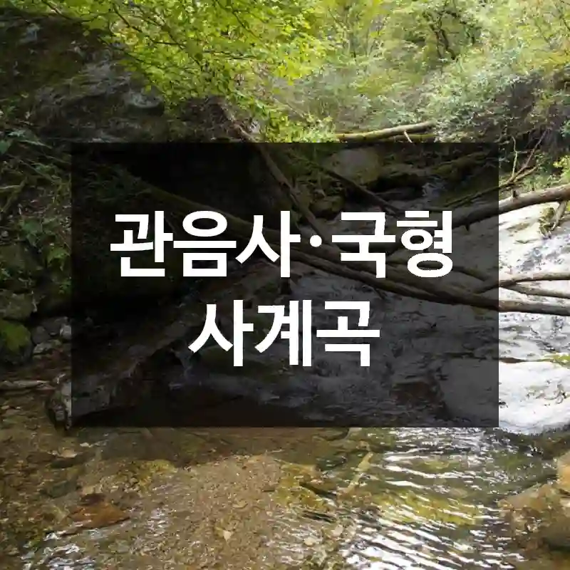 관음사·국형사계곡