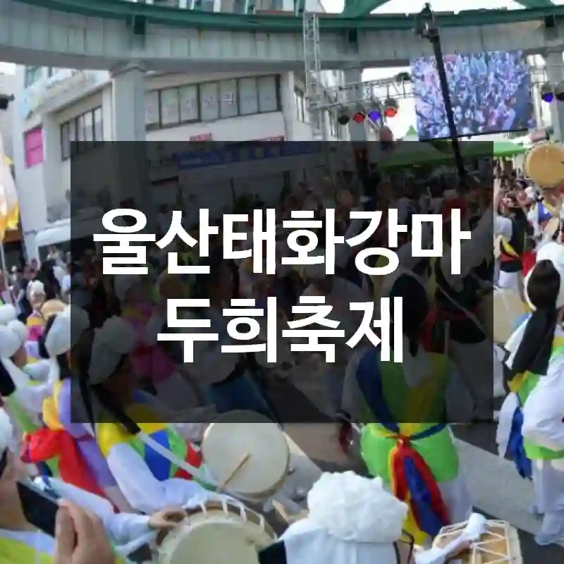 울산태화강마두희축제
