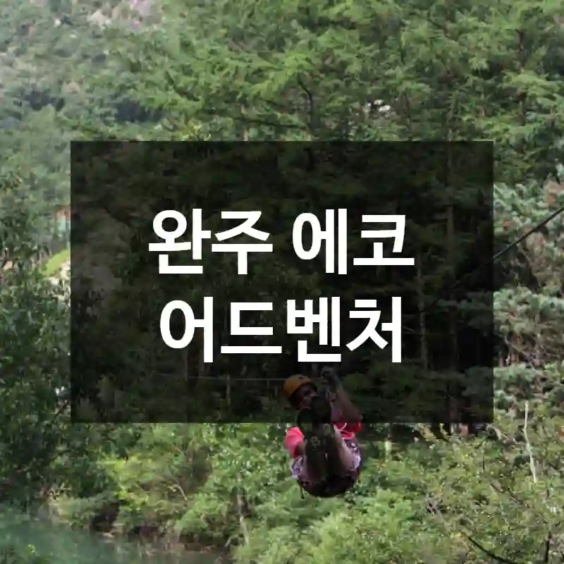 완주 에코 어드벤처