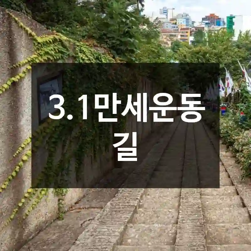 3.1만세운동길