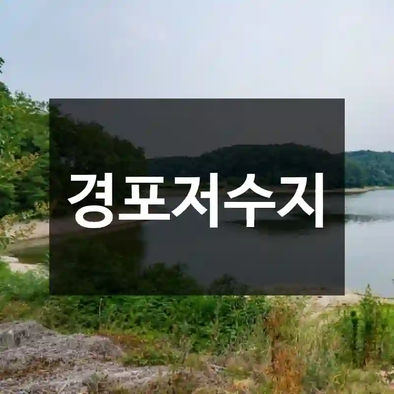 경포저수지